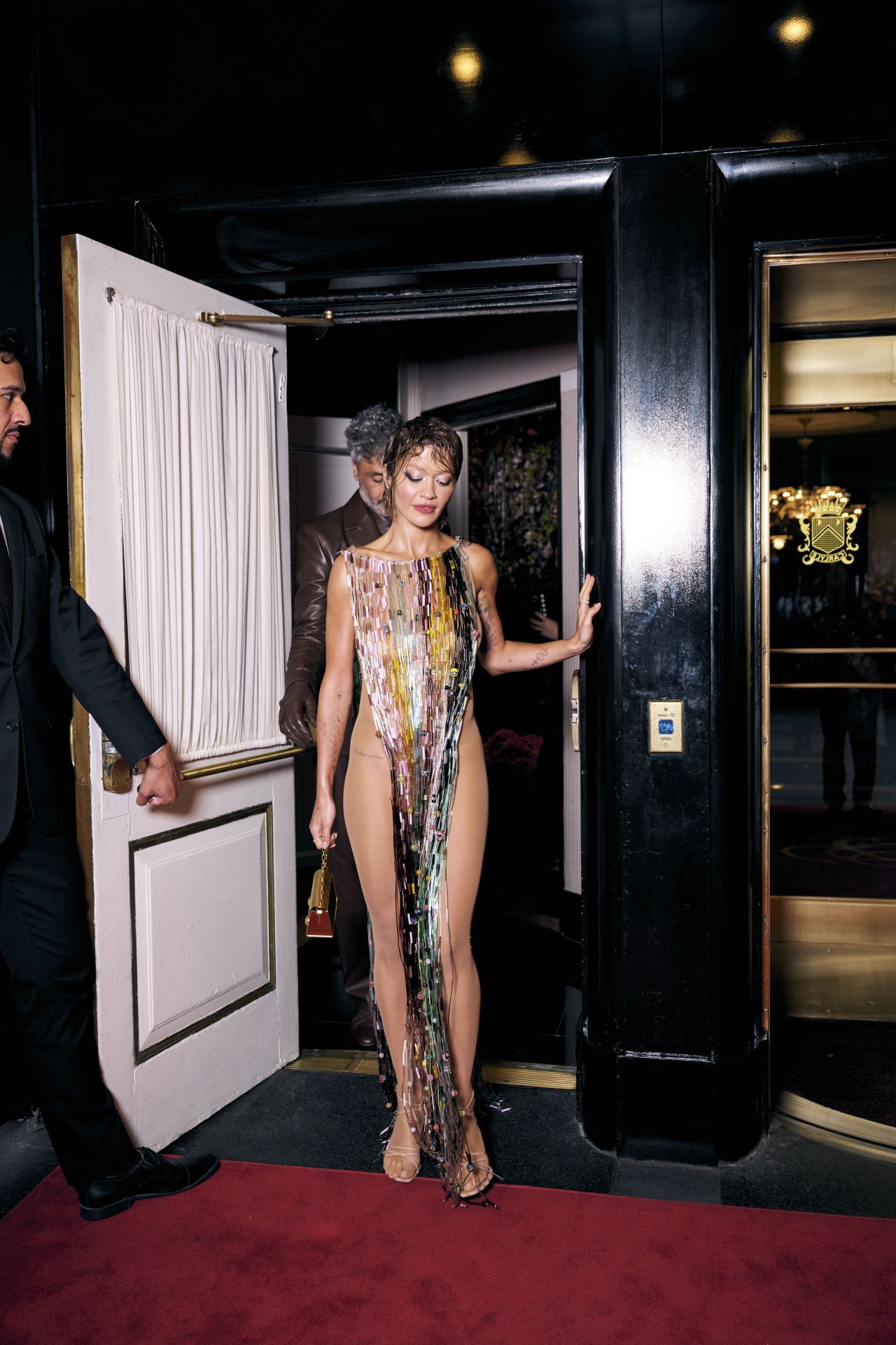 Rita Ora and Her Husband Taika Waititi Leave Their Hotel to go to the Met Gala in New York3